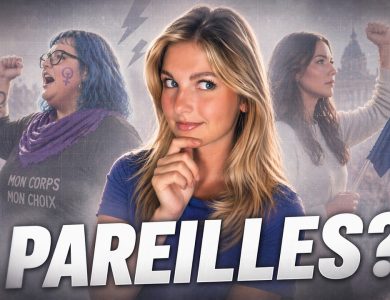 Thaïs d’Escufon dans une vidéo expliquant pourquoi elle rejette le féminisme